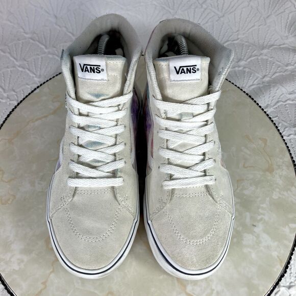 Vans Filmore High Top Platform Sneakers 6.5 Heart Tie Dye Streetwear Retro Shoes - Picture 4 of 11